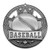 Patriot Series Baseball / Softball Medal - MSN502 — Antique Silver