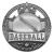 Patriot Series Baseball / Softball Medal - MSN502 — Antique Silver