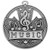 Patriot Series Music Medal - MSN530 — Antique Silver