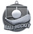 Tempo Series Ball Hockey Medal - MSK21 — Antique Silver