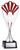 Harmony Series Trophy - TRM580 — Silver / Red