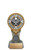 Varsity Lacrosse Trophy — 6 inches, Silver finish