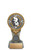 Varsity Cycling / Bmx Trophy — 6 inches, Silver finish