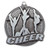 Tempo Series Cheer Medal - MSK19 — Antique Silver