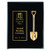 Ceremonial Shovel Plaque - PPFS10D — Black
