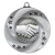 Matrix Series Handshake Medal - MMI34858 — Antique Silver