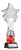 Nova Series Silver / Red Star Insert Holder — 10 inches