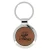 Leatherette Round Keychain — Rawhide