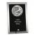Matrix Series Hockey Glass Plaque — Silver