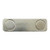 Rectangle 2 Post Badge Magnet, Silver Metal Backing with Adhesive 1.75"