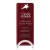 Rosewood Plaque on Silver Star Arc Base — 10 1/4"