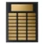 Perpetual Plaque - Black Oak / Gold — 12" x 15"