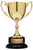 Nickel-Plated Cup on Round Base