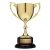 Nickel-Plated Cup on Round Base