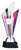 Festival Series Silver Insert Holder Trophy — Purple