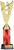 Soccer Trophy — 12.5 inches, Red