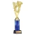 Victory Series Hockey Trophy - Blue Column — 12.5 inches