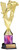 Hockey Trophy — 10.5 inches, Purple