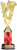 Hockey Trophy — 11.5 inches, Red