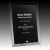 Black Reflection Value Series Glass Plaque — 6" x 4"