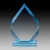 Sapphire Series Blue Arrowhead Acrylic Award — 8 3/4"