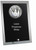 Matrix Series Bowling Glass Plaque — Silver.
