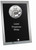 Matrix Series Swimming Glass Plaque — Silver.
