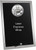 Matrix Series Swimming Glass Plaque — Silver.
