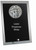 Matrix Series BMX Glass Plaque — Silver.