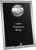 Matrix Series Handshake Glass Plaque — Silver.