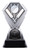 Diamond Series Cricket Trophy — 5 inches