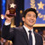 Polished Metal Star Award on Piano-Finish Rosewood Base – 6" - Lifestyle Image (Generated)