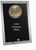 Matrix Series Tennis Glass Plaque — Gold.