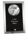 Matrix Series Track Glass Plaque — Silver.