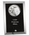 Matrix Series Poker Glass Plaque — Silver.