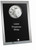 Matrix Series Poker Glass Plaque — Silver.