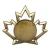 Patriot Maple Leaf Insert Medal - MMI767 — Gold