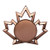 Patriot Maple Leaf Insert Medal - MMI767 — Bronze