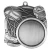Sport Logo Hockey Insert Holder Medal - Antique Silver