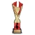 Fire and Ice Cup Trophy - TFE463 — Gold / Red, 8.5 inches