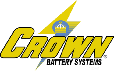 Crown automotive batteries, truck batteries, industrial batteries, deep cycle batteries, scrubber batteries.