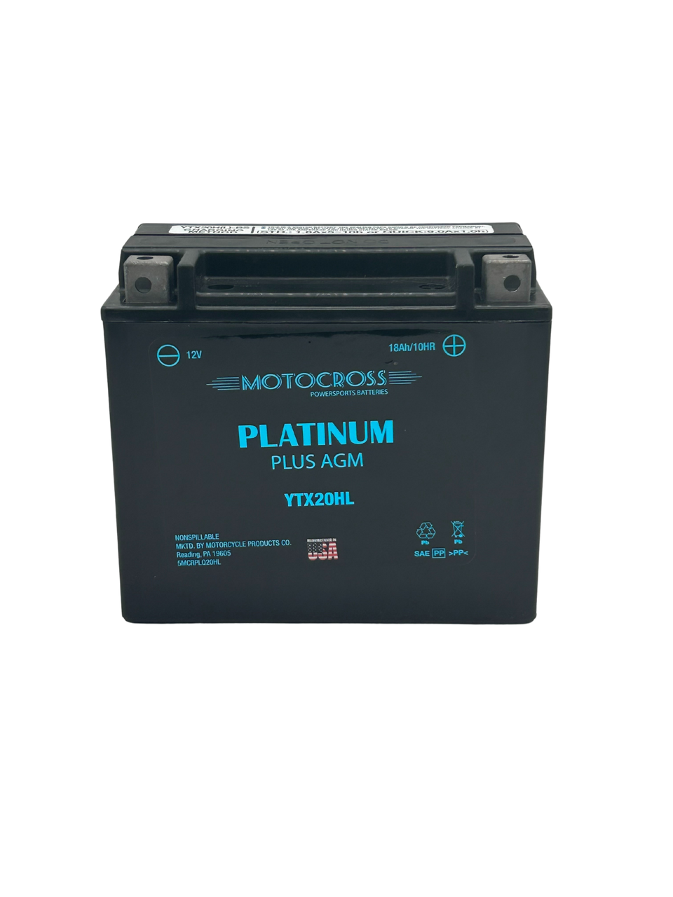 YTX20HL 12V AGM Powersport Battery | 310 CCA | 18Ah