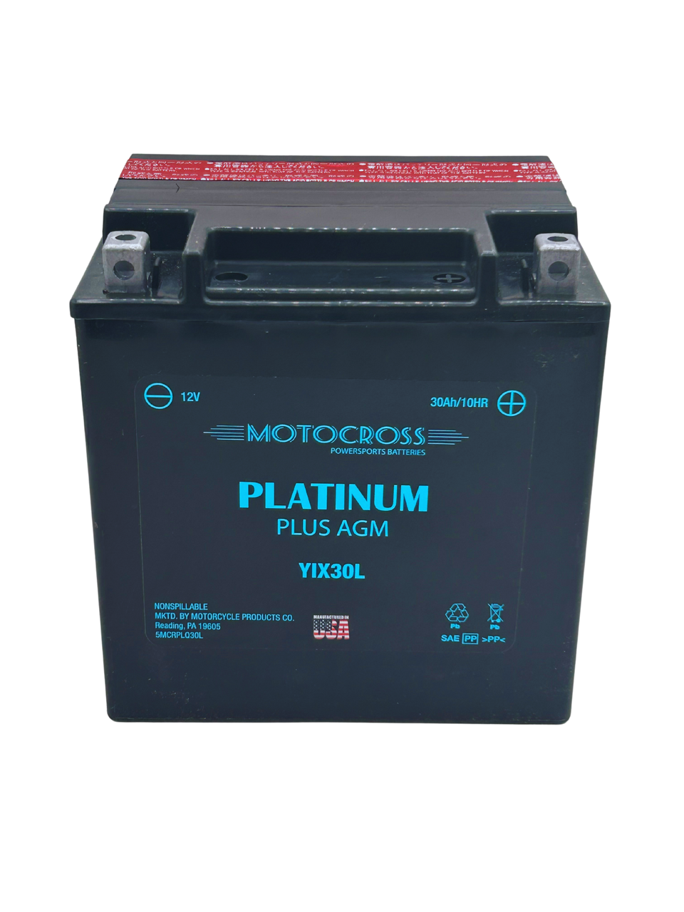YIX30L 12V AGM Powersport Battery | 400 CCA