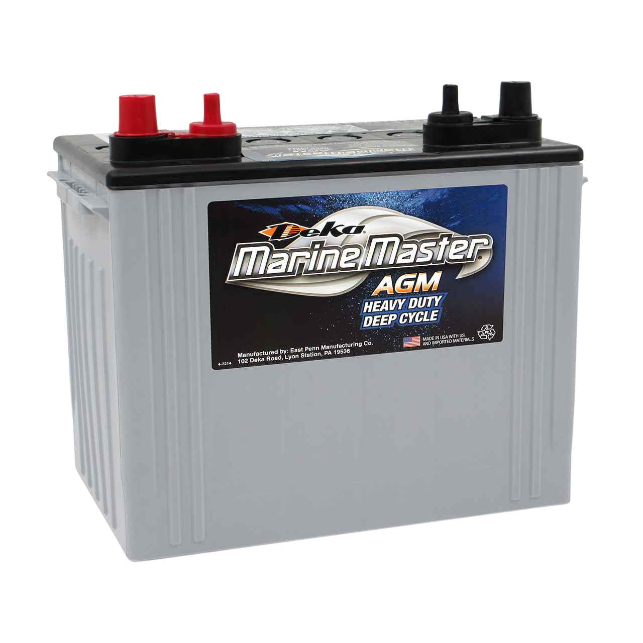 DEKA 8A24M 12V AGM DEEP CYCLE BATTERY WITH 800 MCA