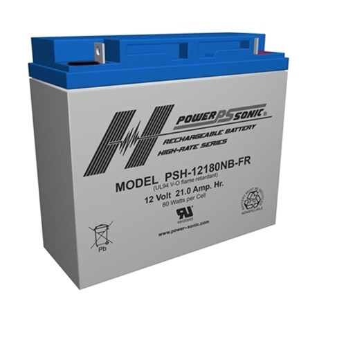 Power Sonic PSH-12180NB-FR Battery - 12V 21AH