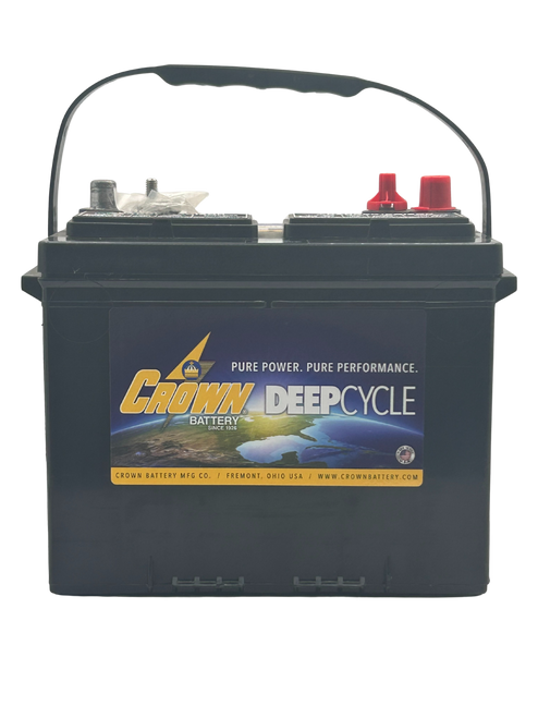 Crown 24HDC 12V deep cycle marine battery for boats and RVs