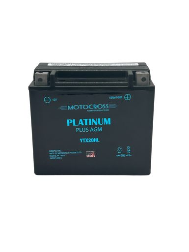 YTX20HL 12V AGM Powersport Battery | 310 CCA | 18Ah