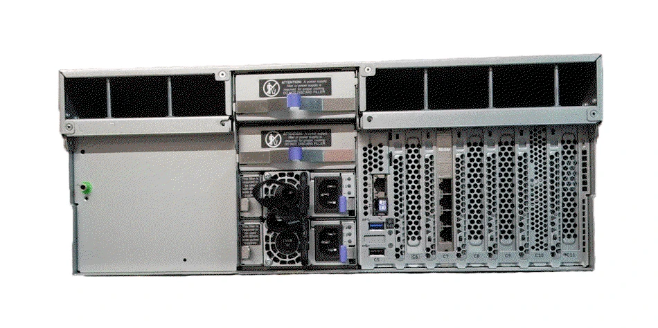 IBM S1014 9105-41B iSeries Power10 24-Core AIX Server rear view