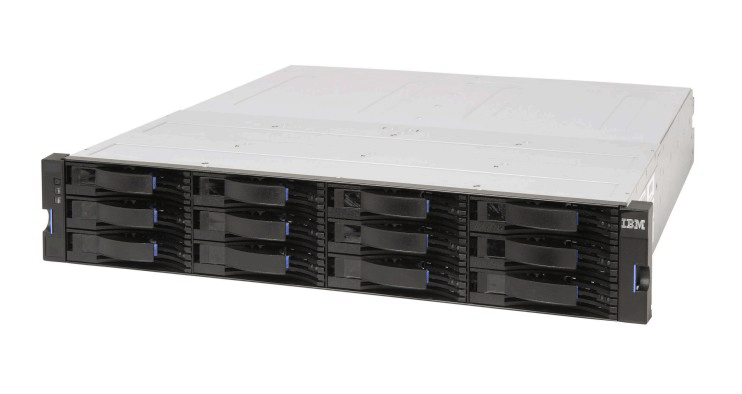 IBM FlashSystem 5000 LFF Expansion Enclosure Model 12G (2078-12G) in 2U rackmount form