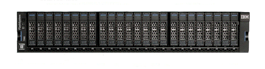 IBM 4657-924 FlashSystem 7300 NVMe Control Enclosure front view